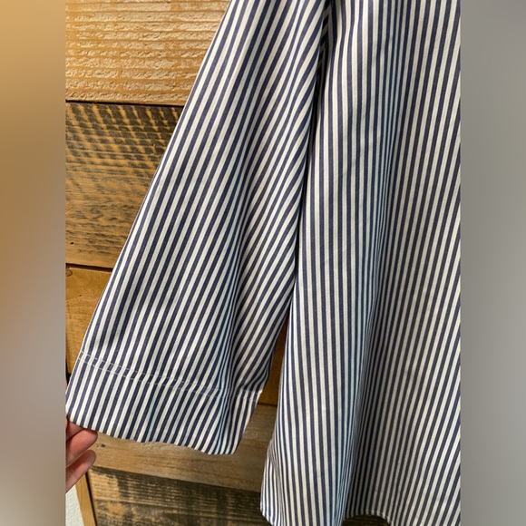 Liz, Claiborne, 100% cotton 3/4 sleeve striped blouse Size XL - Picture 4 of 9